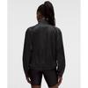 Lululemon Stretch Satin Flocked Training Jacket Black Black