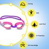 Children's Swimming Goggles High Definition Waterproof and Anti-fog Swimming Glasses Silicone