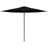 Garden Umbrella with Base 300 X 300 Cm Polyester Right Angled