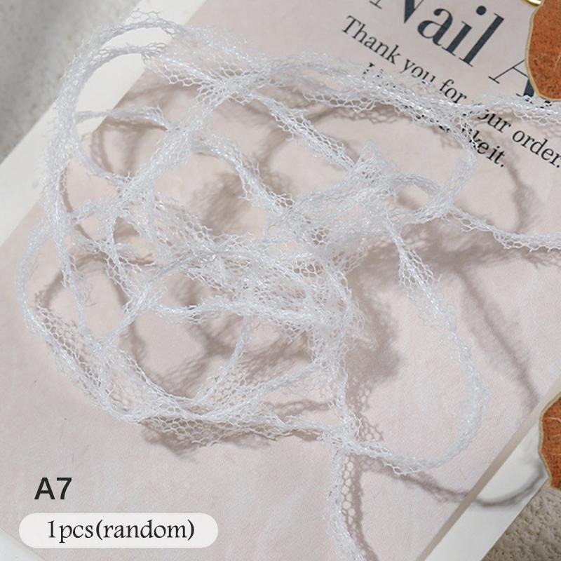 

1 сумка красочная кружевная лента градиент 3D бант для ногтей нейл-арт шарм аксессуары для маникюра своими руками A7