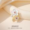 Womens Suit Shell Plum Blossom Brooch High-end Exquisite Fashion Pin Niche Trendy Clothing Accessory