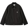 FW24 Truman Coat Two-Way Zipper Closure Square Label Long Sleeve Loose Fit Casual Jacket Men Jackets Black I033853-2F0-XX