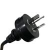 Australian 3-Pin Power Cord, H05VV-F 3G0.75mm², C5 Cloverleaf, 1.1m, Black