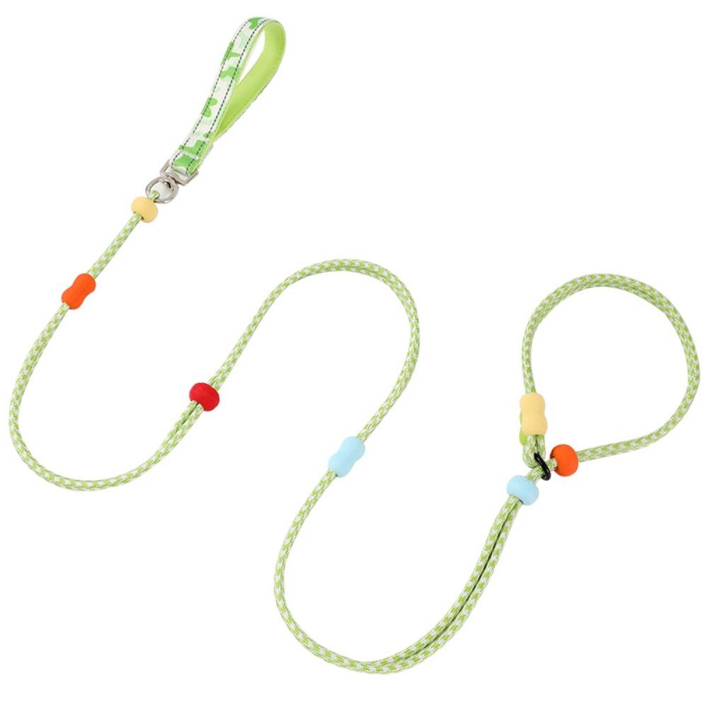 

Anti-Pull Dog Harness and Leash Reflective P Chain Leash Dog Collar Leash Pet Travelling зелёный