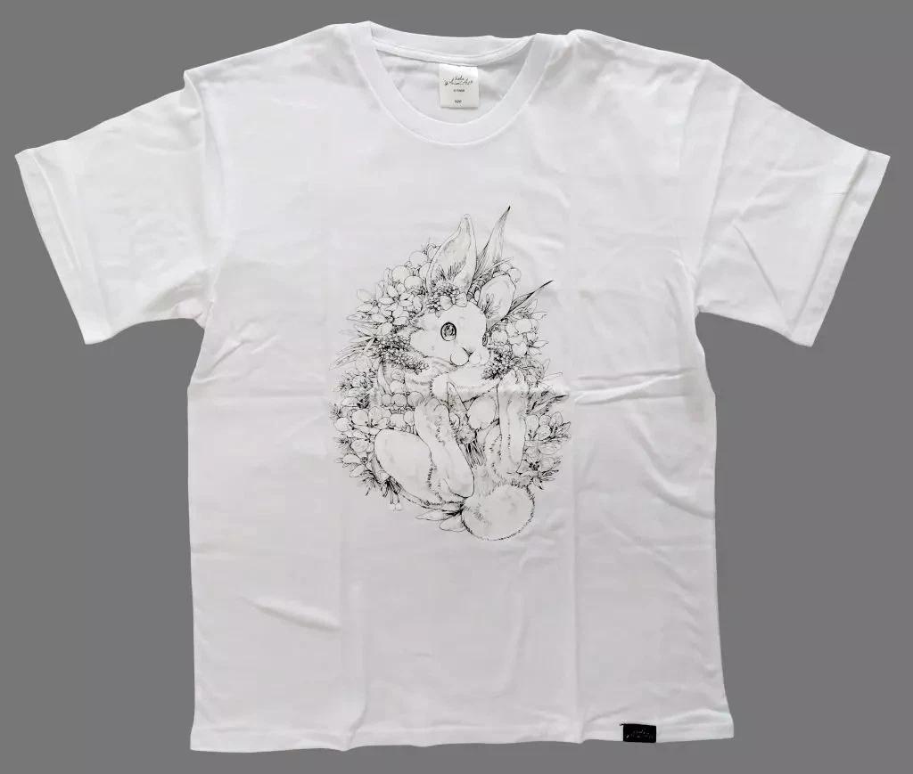 Usada Pekora T-shirt White ver. L size hololive holoAnimArt vol.3 77cm (2025) L
