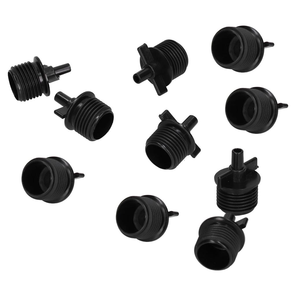 50PCS G1/2 6mm Male Thread Flat Connector for Misting Spray Nozzle Irrigation Sprinkler Fittings