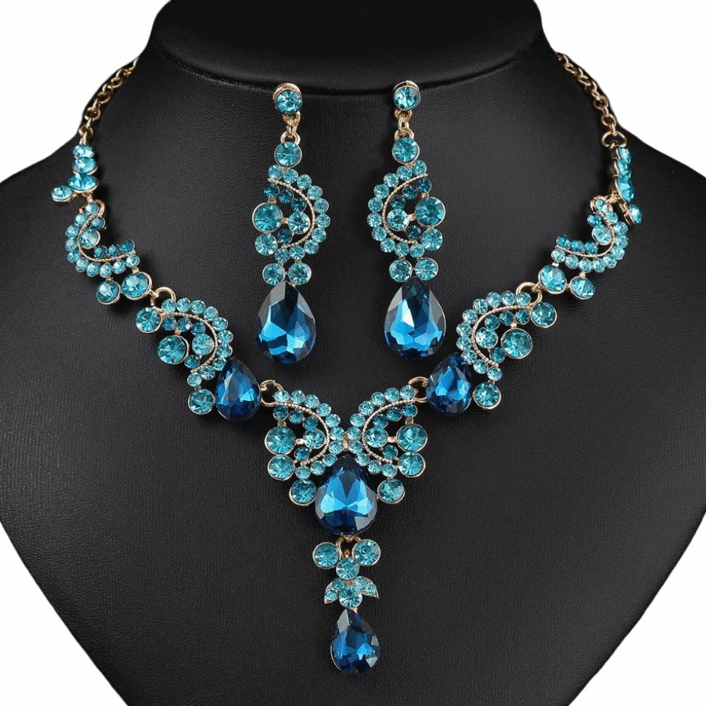 Elegant Necklace Earrings Set Luxury Bridal Jewelry Set Women's Jewelry Sets Women's Accessories