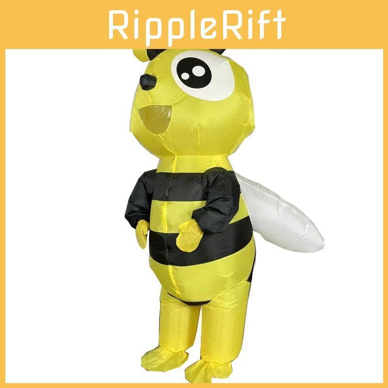 Yellow Inflatable Bee Cosplay Costume Halloween Party Event Stage Performance