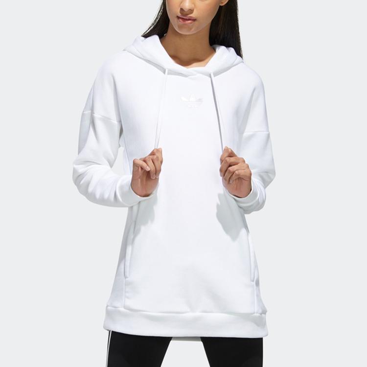 Adidas Πρωτότυπο Φούτερ Trefoil Γυναικεία Τοπ Λευκό GH7775