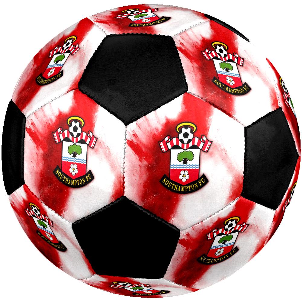 Pallone da Calcio Southampton F.C. Colorato Per Tutte le Età Cucito a Macchina PVC Pronto per la Competizione Resistente Alto Rimbalzo.TAGLIA5