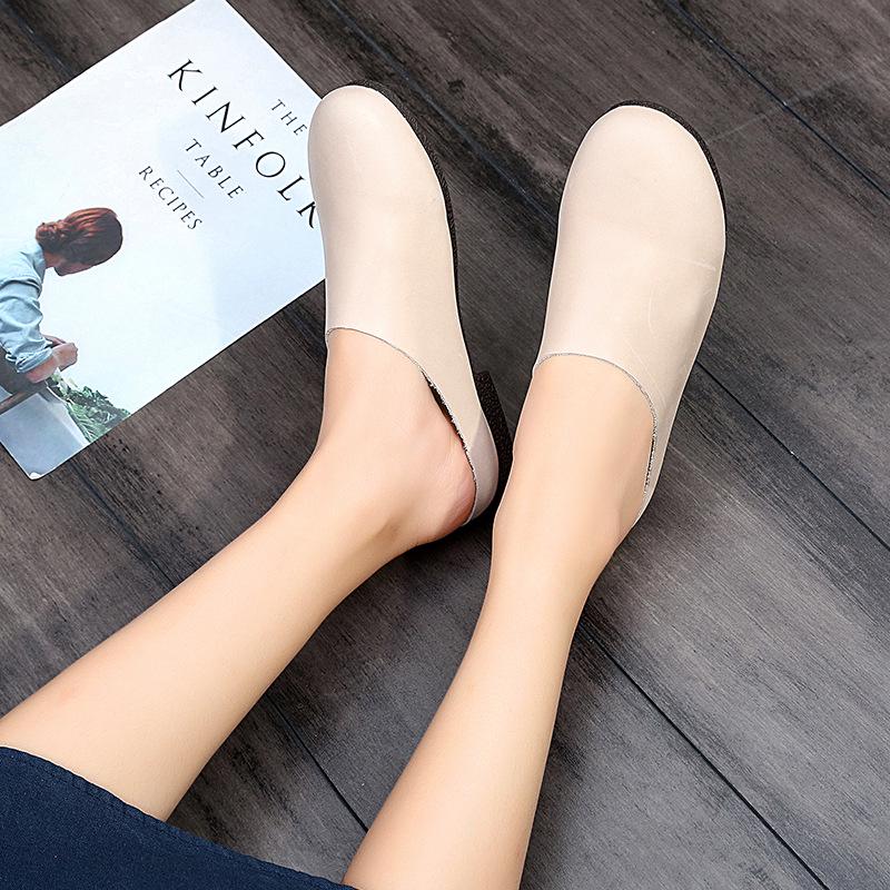 Vintage Mori Style Women's Handmade Genuine Leather Flats