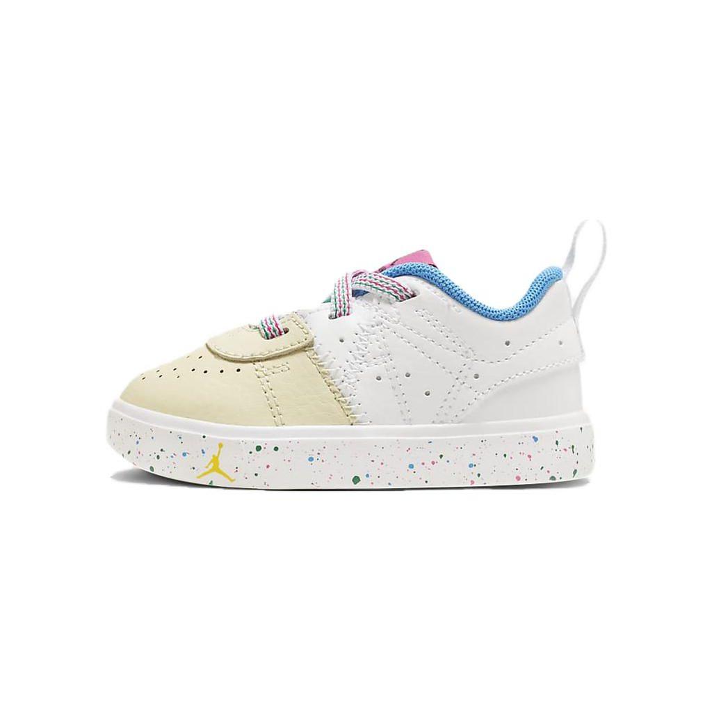 Jordan Series Es Alt Td Slip Resistant Shock Absorbing Durable Low Top Skate Shoes Baby sneaker Yellow White DZ5533-100