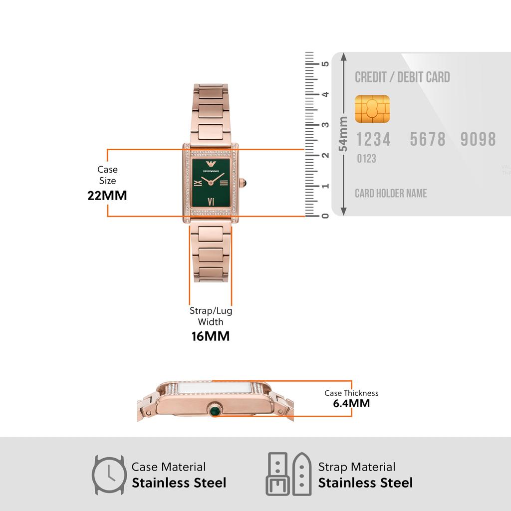 Emporio Armani AR11641 Gold Watch Women's