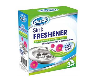 Odświeżacz Do Zlewu Na Nieprzyjemne Zapachy Sink Freshener Duzzit 3x30g