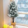 Artificial Cedar Topiary Tree with Stake Lifelike Faux Cedar Pines Christmas Tree UV Resistant Simulated Shrubs for Front Porch Outdoor Decor