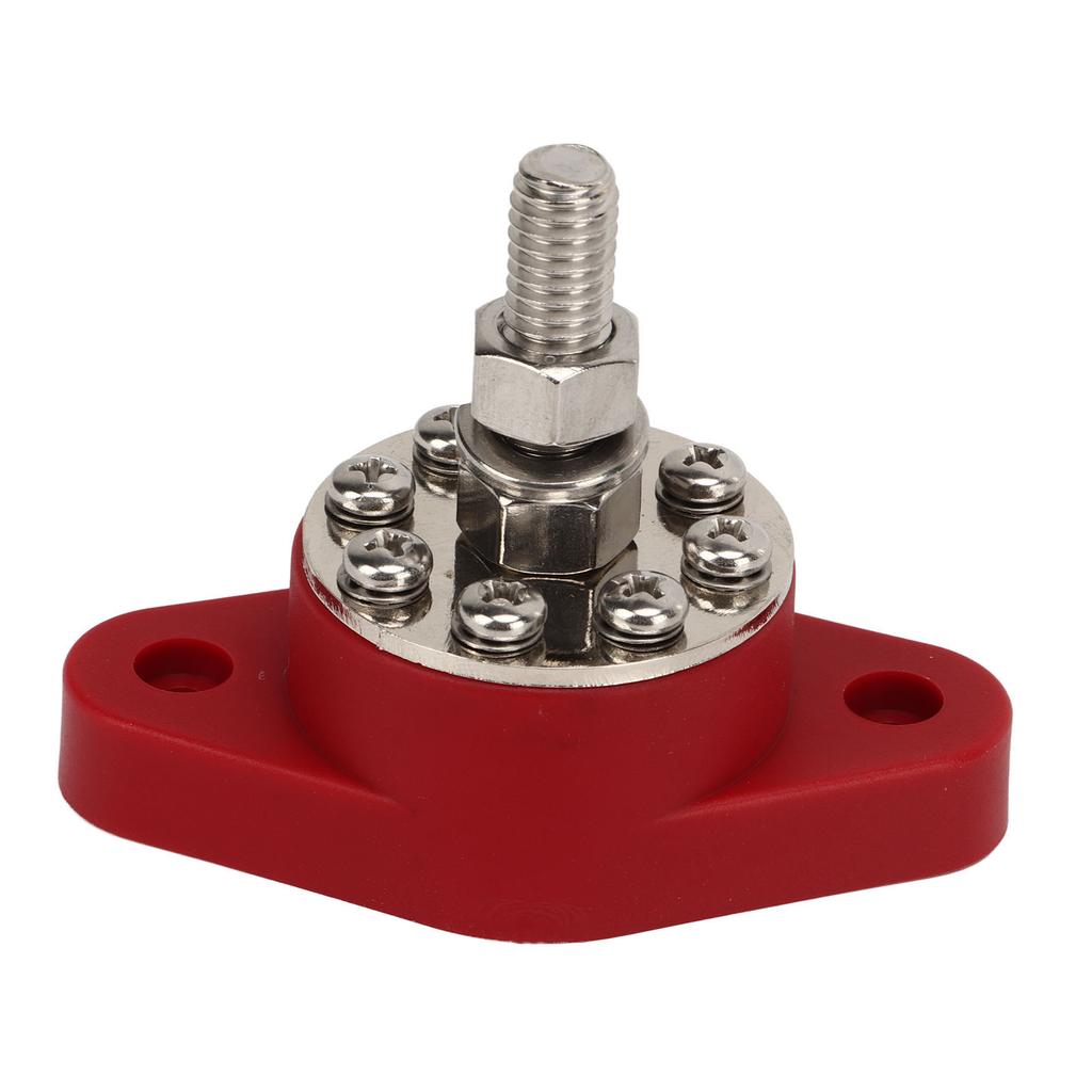 Power Distribution Block 8 Terminal 3 8in Stud DC48V 180A Universal Battery Bus Bar for Marine RV Boat