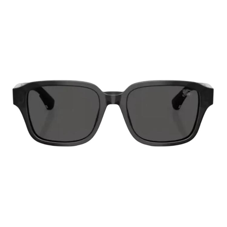 Burberry Logo Arm Square Sunglasses Unisex sunglasses Black Tortoise 0BE4484F