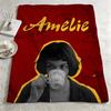 character aameliee Throw Warm Soft Flannel Blanket Multiuse for Sofa Bed Camping Travel Nap
