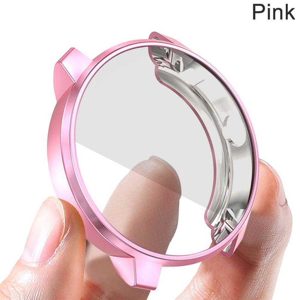 Luxury Shockproof Electroplated Protective Cover TPU Watch Case Screen Film Silicone Shell