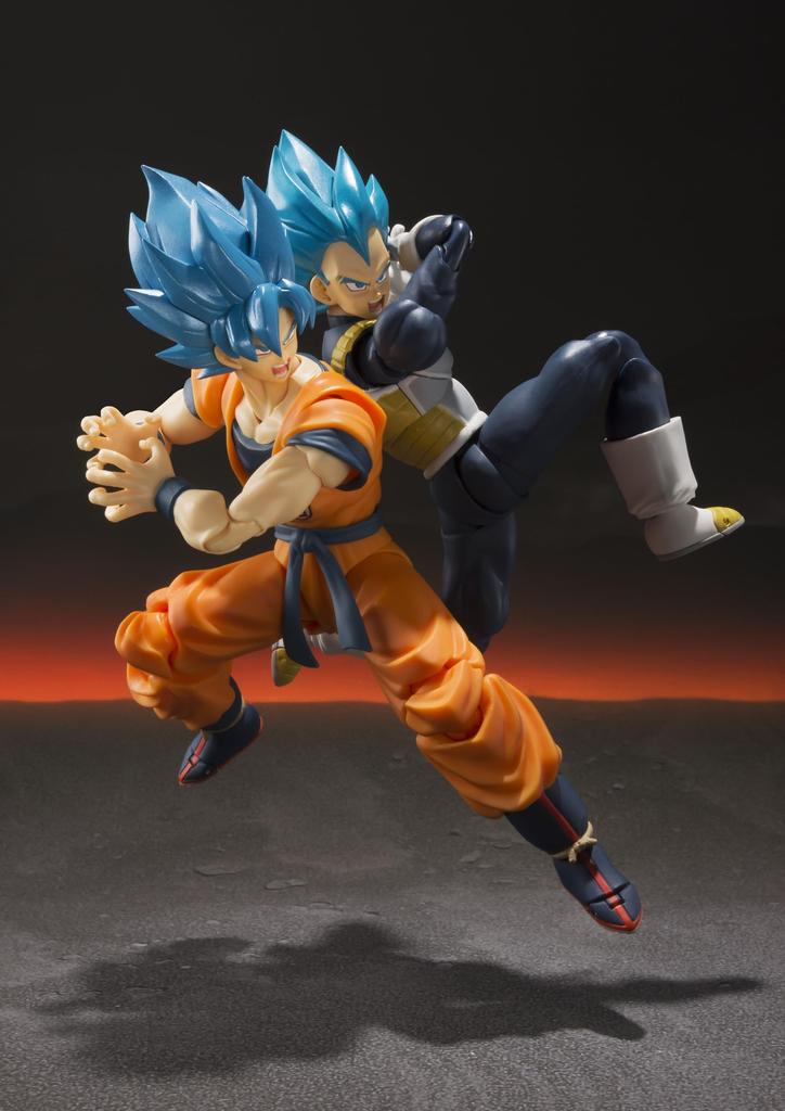 TAMASHII NATIONS TAMASHII NATIONS Dragon Ball Super Saiyan God Super Saiyan Son Goku Ungefähr 140 mm große, bemalte, bewegliche Figur SHFiguarts -Super-