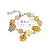 Cartoon Fish Beads Bracelet Unique Beads Bracelet Adjustable Chain Bracelet Fashion Wrist Jewelry Suitable for Women