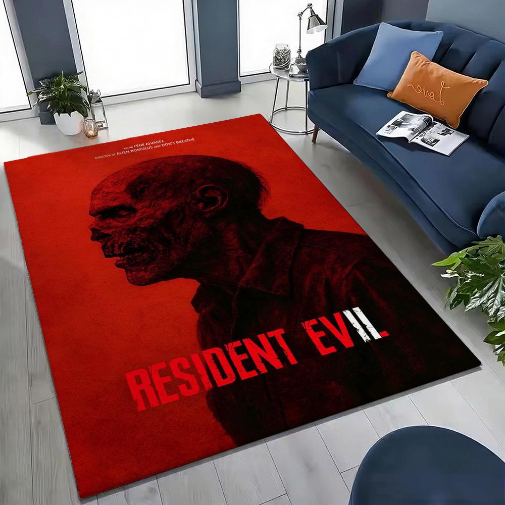 Resident Evil Death Island Rectangular Rug Thick Nonslip Carpet For Kids Bedroom Play Area Home Decor Memorial Gift