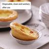 100Pcs Disposable Egg Tart Molds Aluminum Foil Cupcake Mold Cake Cookie Mold Kitchen Bakeware Tools for Tart Pie Baking Cooking
