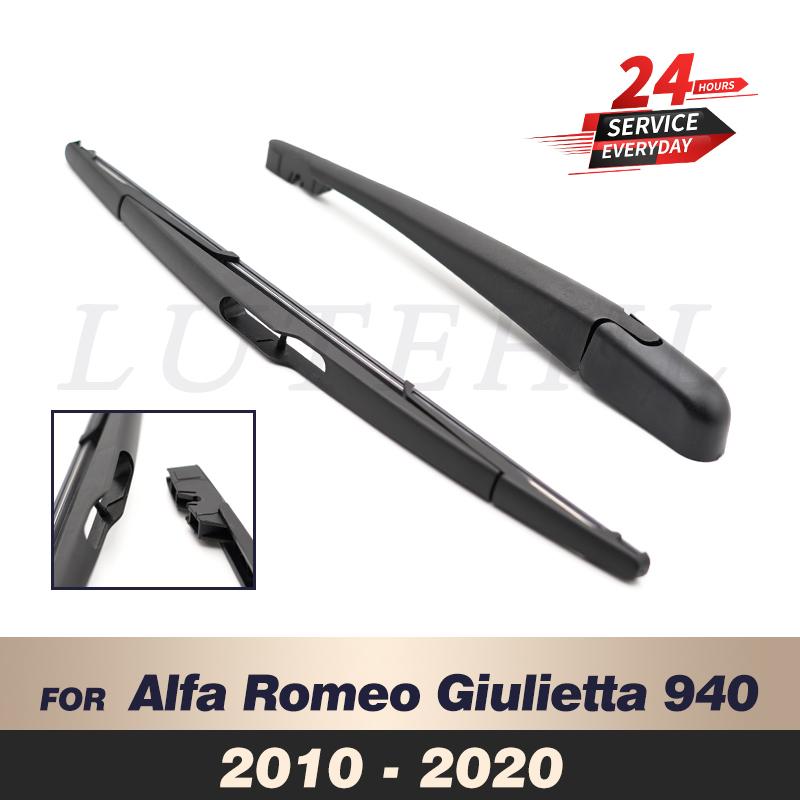 Wiper 14" Rear Wiper Blade & Arm Set Kit For Alfa Romeo Giulietta 940 2010- 2011 2012 2013 Windshield Windscreen Rear Window