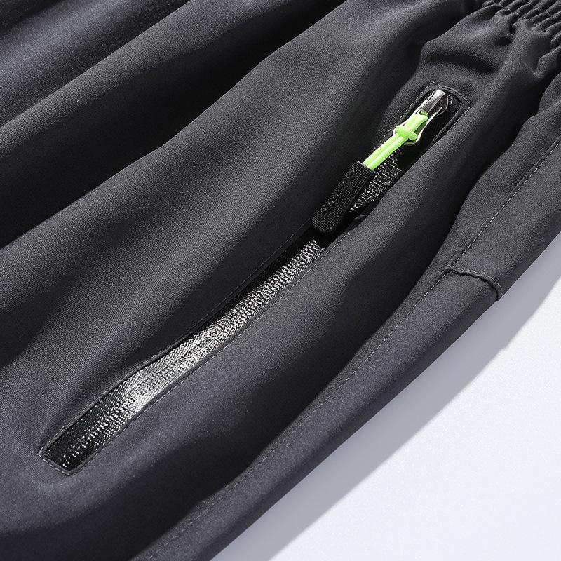 Summer Black Plus Size Quick-Dry Long Pants - Men's & Women's Casual Loose Fit, Breathable.