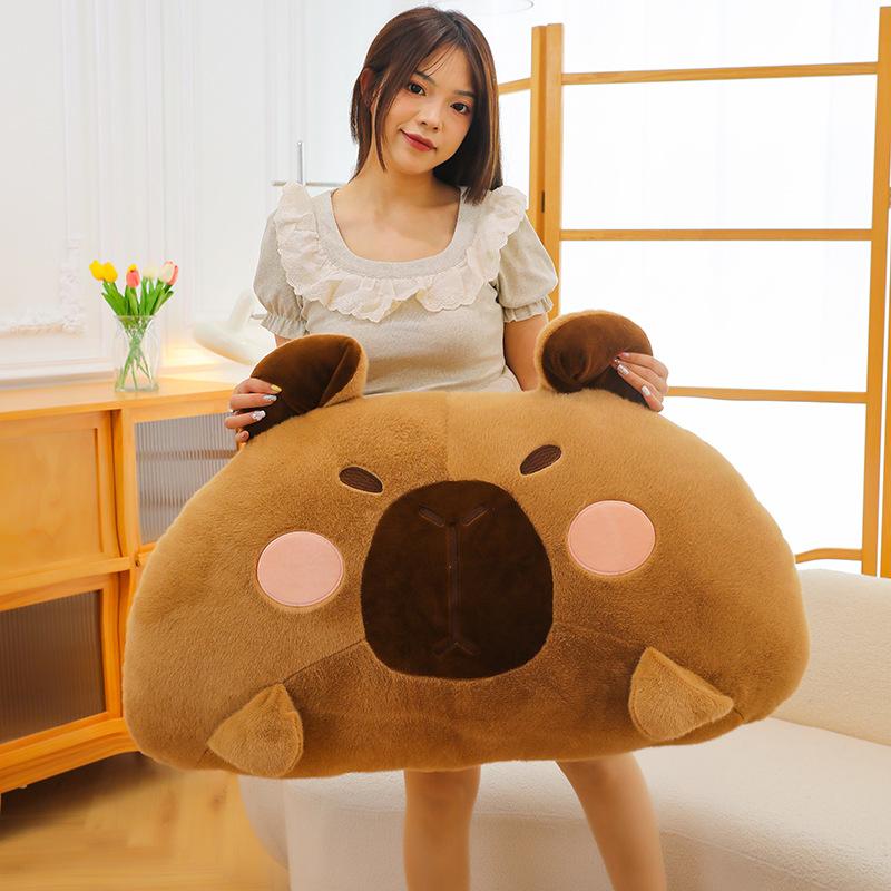 

Уродливый милый диван-капибара, прикроватная подушка, подушка-капибара, подушка для офисного сна 95cm2kg