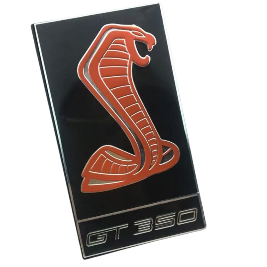 3D Metal Snake Cobra logo Car Front Grille Badge Side Fender Rear Trunk Emblem Stickers Auto Styling Accessories