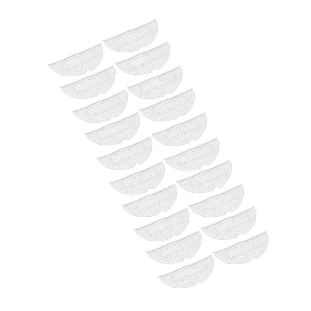 20pcs Sweeping Robot Disposable Mop Pads Mopping Cloth Replacement Cleaning Pads for Xiaomi