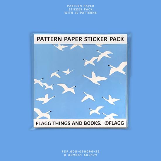 Flag 30 Patterns Sticker Pack, a popular phrase in Korea