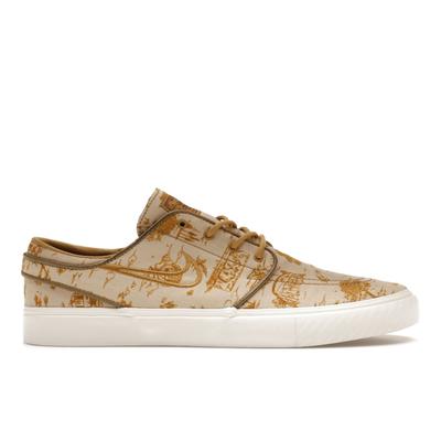 Mens Zoom Stefan Janoski OG+ SB City of Style Pack Unisex Sneakers Tan Sesame Flat-Gold FD6641-200