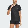 Adidas Heat.Rdy Debossed Polo Shirt Women Polo Shirts Black IK9819