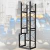 Refrigerant Tank Rack with 1x50lb, 2x30lb and 3 Small Bottles Cylinder Tank Rack, 48.5x15x11 inch Refrigerant Cylinder Rack Gas Cylinder Racks and