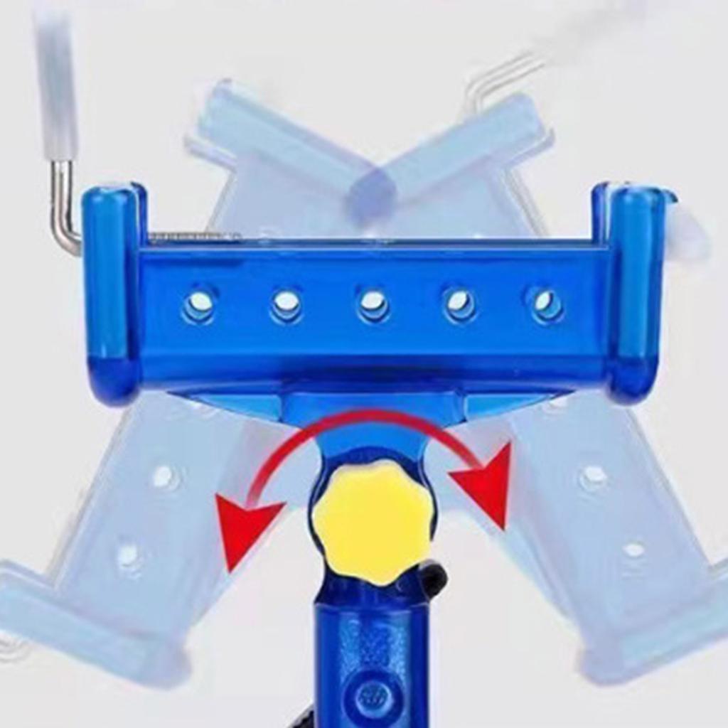 Metal Fishings Rod Holder 360Degree Adjustable Fixed Rack Self Locking Fishings Poles Stand Equipment for Ground Beach