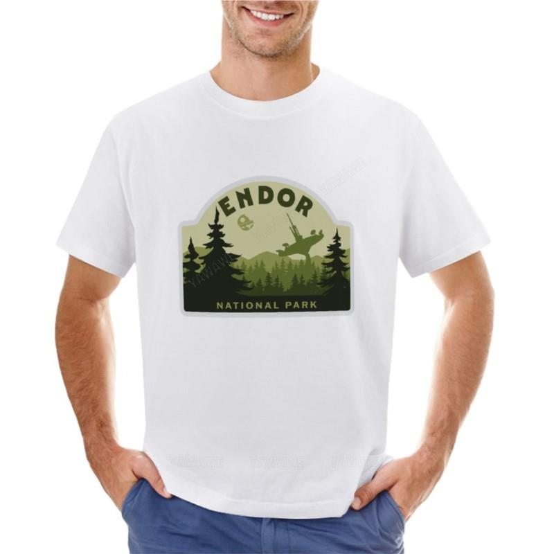 Tshirt Man Summer Tees Endor National Park Classic T-Shirt Sweat Shirt T-shirt for a Boy Sweat Shirts, Men