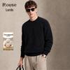 Men's Thickened Cotton Crewneck Knit Sweater