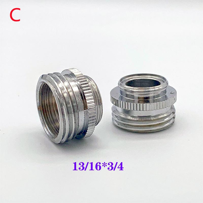 1pc Copper Chrome Adapter Male 22mm To 3/4' American Standard Fitting Water Pipe Fitting Aerator Faucet Adapter