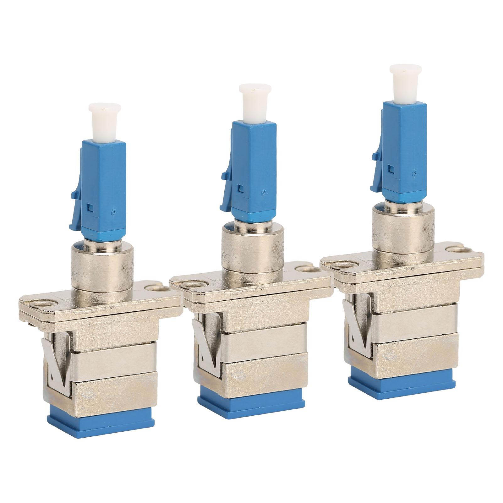 

2 шт. Адаптер LC (чоловічий) до SC (жіночий) Висока точність Низькі втрати Компактний адаптер LC до SC для оптичного