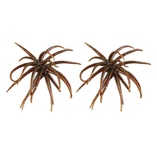 

2Pcs 6CM/1.9G Soft Sea Urchin Lure with Swimming Skirts Colorful Artificial Bait Saltwater E