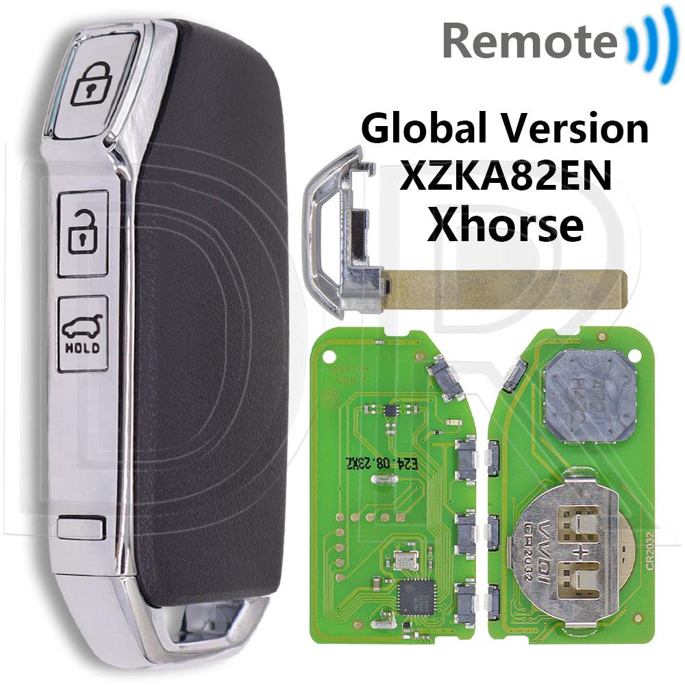 Great XZKA82EN Global Version VVDI Xhorse Replacement Proximity Universal Car Remote Control Blank Key For KIA..... Full Key A