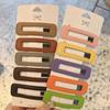 8 Pieces of New Hair Clip Girls Side Clip Candy Color Bb Clip Hair Card Sub Headdress