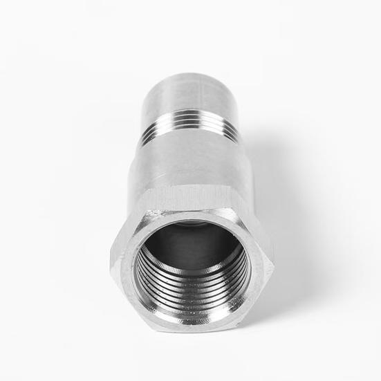 Stainless Steel Extension Fitting with Filter Screen M18x1.5 Oxygen Sensor Adapter