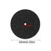 10PCS Abrasive Cutting Disc 32mm With Mandrels Grinding For Dremel Accesories Metal Cutting Rotary Tool Saw Blades
