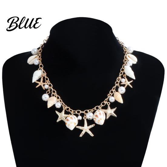Body Chain Bohemia Style Beach Waist Imitation Pearl Starfish Conch