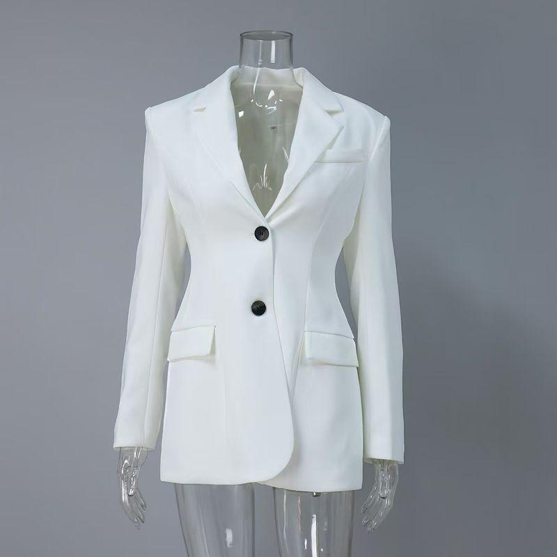 

Западный стиль Новая мода Темперамент Приталенные Блейзеры Продвинутый Стиль Пиджак White S