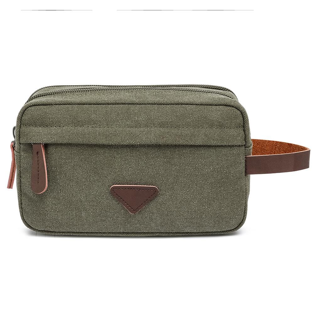 Canvas Bag Portable Toiletries Clutch Bag Portable High Quality Storage Bag Women'S Nail Bag