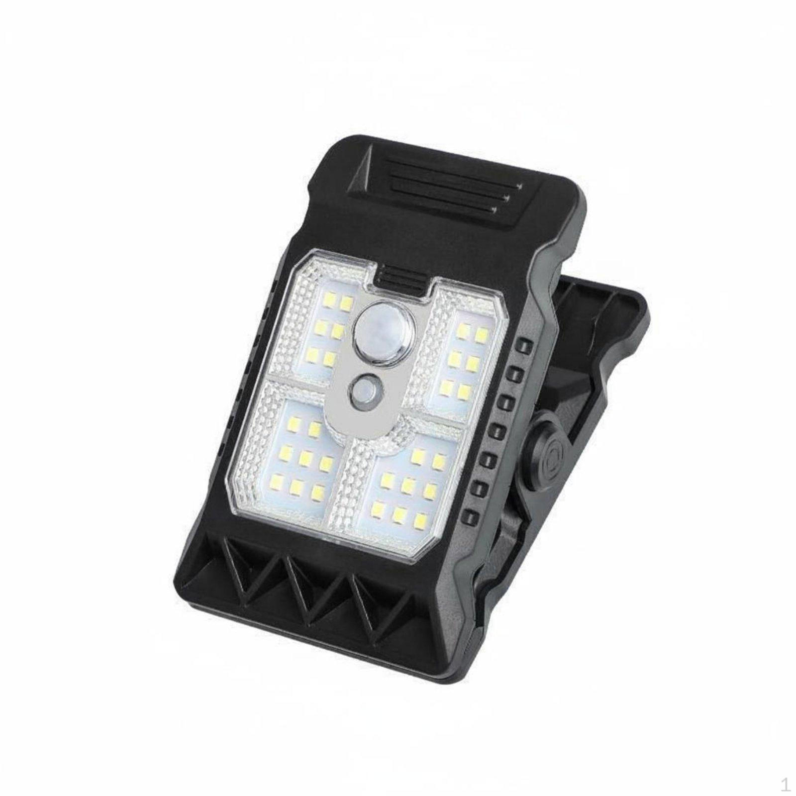 Outdoor Clip on Solar Light Drill Installation Attachable EnergySaving for Garden, Clip Light Led
